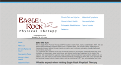 Desktop Screenshot of eaglerockpt.com